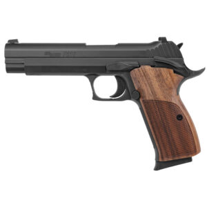SIG Sauer P210 Standard 9mm Luger Semi Auto Pistol 5″ Barrel 8 Rounds Walnut Grips Black Nitron Finish