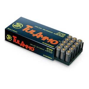 TulAmmo – 40 S&W- FMJ 180 Grain- 500 Rounds