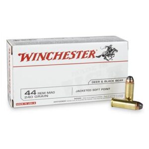 Winchester 44 Magnum, JSP, 240 Grain, 50 Rounds