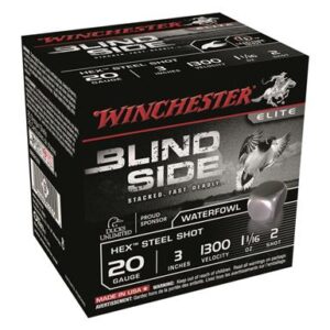 Winchester Blind Side- 20 Gauge- 3 Shot Shells- 1 1/16 oz.- 250 Rounds