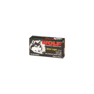 Wolf 9mm- FMJ- 115 Grain- 1,000 Rounds