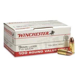 Winchester White Box 9mm ammo