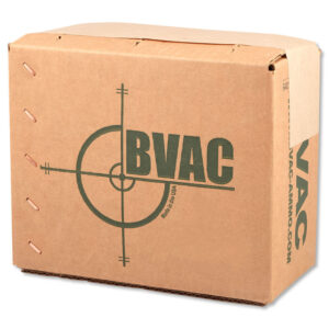 BVAC .40 S&W Ammunition 50 Rounds – Brass FMJ 180 Grains R40180